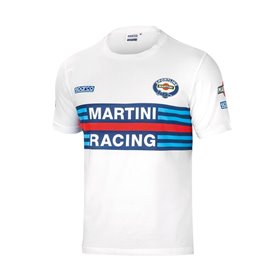 T shirt à manches courtes Sparco MARTINI RACING Taille M Blanc 59,99 €