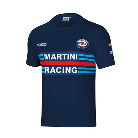 T shirt à manches courtes Sparco MARTINI RACING Taille M Blue marine 63,99 €