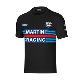 T-shirt à manches courtes homme Sparco Martini Racing Noir 59,99 €