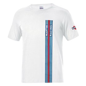 T shirt à manches courtes Sparco BIG STRIPES Blanc (Taille M) 59,99 €