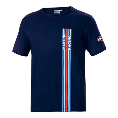 T-shirt à manches courtes homme Sparco Martini Racing Blue marine 59,99 €