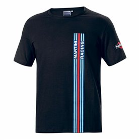 T-shirt à manches courtes homme Sparco Martini Racing Noir (Taille S) 59,99 €