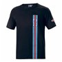 T-shirt à manches courtes homme Sparco Martini Racing Noir (Taille S) 59,99 €