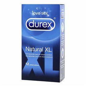 Préservatifs Durex Natural (Taille XL) (12 uds) 19,99 €