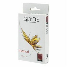 Préservatifs Glyde Maxi Red 19 cm Non Ø 5,6 cm 18,99 €