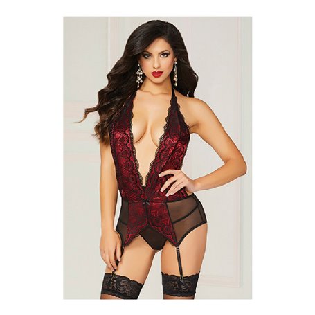 Corset Seven Til Midnight Noir/Rouge (Taille unique) 35,99 €