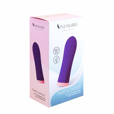 Vibromasseur à boules S Pleasures Violet Lila (8,5 x 2,5 cm) 21,99 €