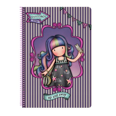 Carnet Gorjuss Up and away Violet A4 17,99 €