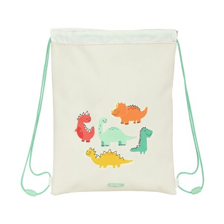 Sac à dos serré par des ficelles Safta Dinos Crème 25,99 €