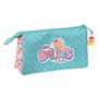 Trousse Fourre-Tout Triple The Bellies Violet Turquoise Blanc 22 x 12 x  22,99 €