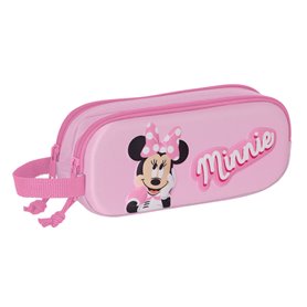 Trousse Fourre-Tout Double Minnie Mouse 3D Rose 21 x 8 x 6 cm 21,99 €