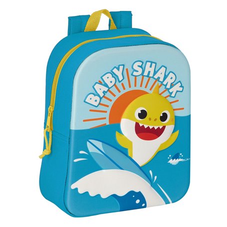 Cartable Baby Shark 3D Bleu 22 x 27 x 10 cm 25,99 €