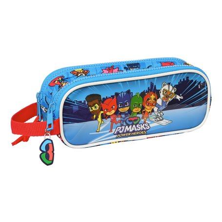 Trousse Fourre-Tout Double PJ Masks Bleu 21 x 8 x 6 cm 23,99 €