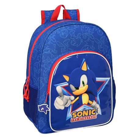 Cartable Sonic Let's roll Blue marine 33 x 42 x 14 cm 52,99 €