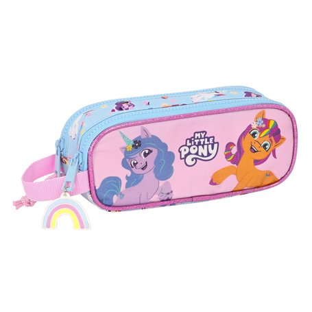 Trousse Fourre-Tout Double My Little Pony Wild & free Bleu Rose 21 x 8 x 23,99 €