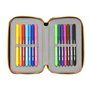 Pochette à crayons triple Naruto 12.5 x 19.5 x 5.5 cm Noir Orange (36 Pi 38,99 €