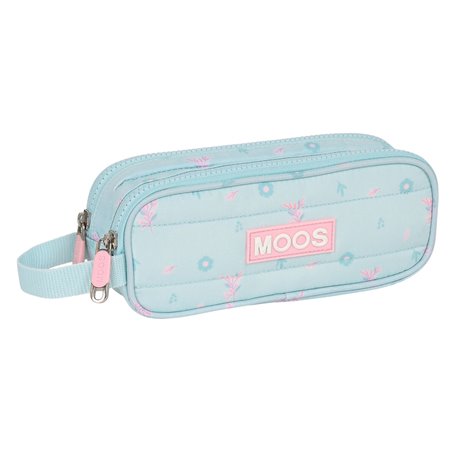 Trousse Fourre-Tout Double Moos Garden Turquoise 21 x 8 x 6 cm 22,99 €