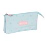 Trousse Fourre-Tout Triple Moos Garden Turquoise 22 x 12 x 3 cm 21,99 €