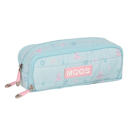 Trousse Fourre-Tout Triple Moos Garden 21 x 8 x 8 cm Turquoise 24,99 €