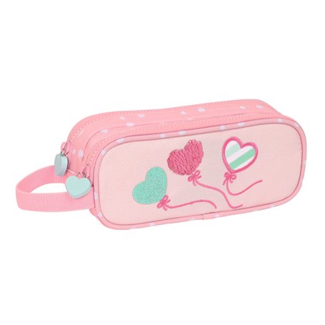 Trousse Fourre-Tout Double BlackFit8 Globitos Rose 21 x 8 x 6 cm 22,99 €