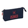Trousse Fourre-Tout Triple Munich Flash Blue marine 22 x 12 x 3 cm 22,99 €