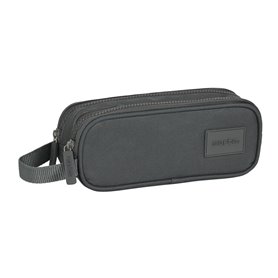 Trousse Fourre-Tout Double Safta Gris 21 x 8 x 6 cm 22,99 €