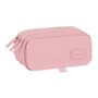 Trousse Fourre-Tout Triple Safta 21,5 x 10 x 8 cm Rose 27,99 €