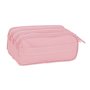 Trousse Fourre-Tout Triple Safta 21,5 x 10 x 8 cm Rose 27,99 €