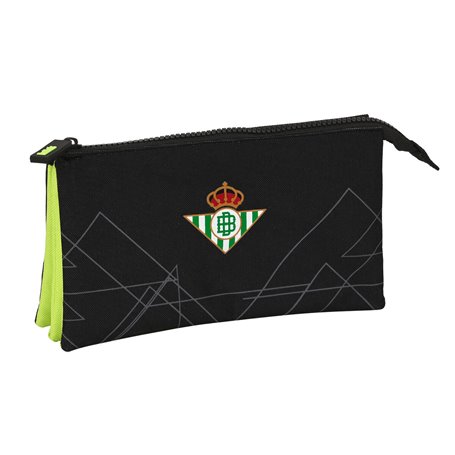 Trousse Fourre-Tout Triple Real Betis Balompié Noir Citron 22 x 12 x 3 c 22,99 €