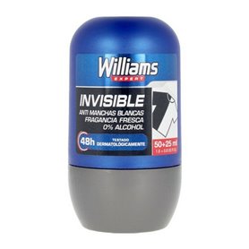 Déodorant Roll-On Invisible Williams (75 ml) 14,99 €