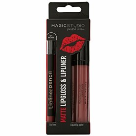 Set de Maquillage Magic Studio Matte Lipgloss & Lipliner (2 pcs) 15,99 €