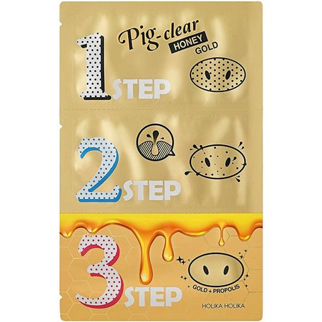 Masque antipores Holika Holika Pig Clear Honey Gold 3 Step 15,99 €