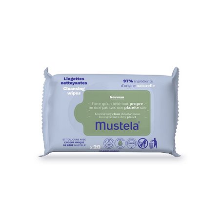 Lingettes imprégnées Mustela 20 Unités 17,99 €