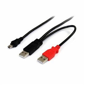 Câble USB 2.0 A vers Mini USB B Startech USB2HABMY6      Rouge Noir 17,99 €
