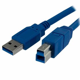 Câble USB A vers USB B Startech USB3SAB1M      Bleu 22,99 €