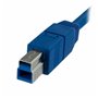 Câble USB A vers USB B Startech USB3SAB1M      Bleu 22,99 €