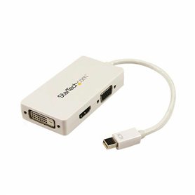 Adaptateur Mini DisplayPort vers VGA/DVI/HDMI Startech MDP2VGDVHDW Blanc 51,99 €