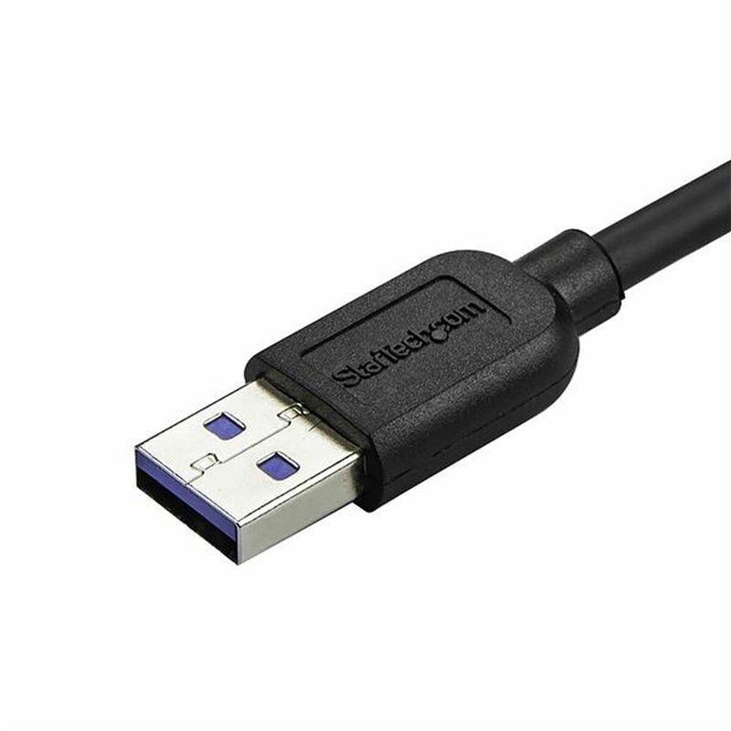 Image secondaire de Startech.com Câble Micro USB 3.0 slim - USB-A vers Micro-B à angle droit de 50 cm - M/M