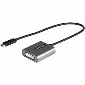 Adaptateur USB C vers DVI Startech CDP2DVIEC Noir Argenté Noir/Argenté 48,99 €