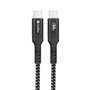 Câble USB-C CoolBox COO-CAB-UC-60W 1,2 m Noir Noir/Gris 14,99 €