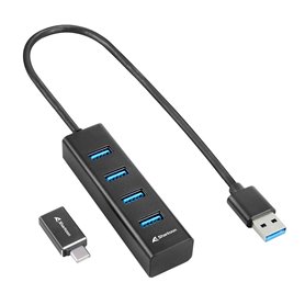 Hub USB 4 Ports Sharkoon Noir 33,99 €