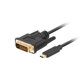 Câble USB C vers DVI-D Lanberg CA-CMDV-10CU-0005-BK Noir 500 cm 24,99 €