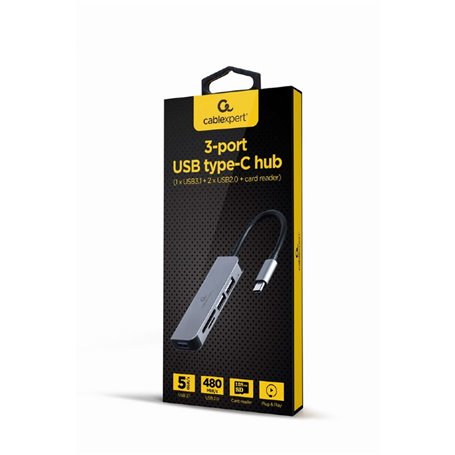 Hub USB GEMBIRD UHB-CM-CRU3P1U2P2-01 22,99 €