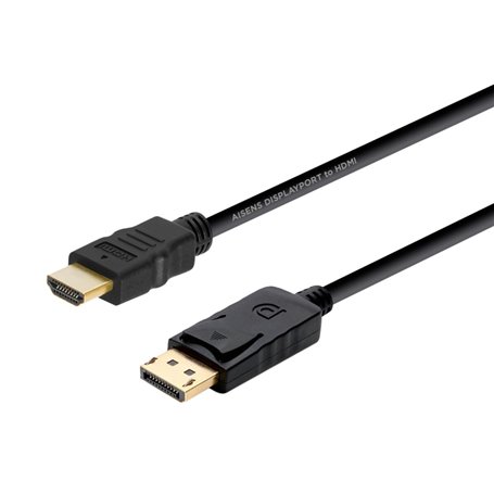 Adaptateur DisplayPort vers HDMI Aisens DP Noir 20 m 2 m 28,99 €
