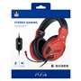 Casques avec Micro Gaming Bigben PS4OFHEADSETV3R Rouge 43,99 €