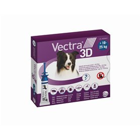 Pipette pour chien Ceva 3D M 10-25 Kg 3 Unités 45,99 €