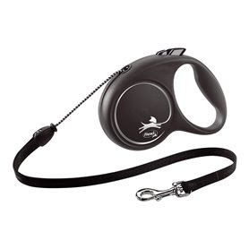 Laisse pour Chien Flexi BLACK DESIGN Argenté XS 23,99 €