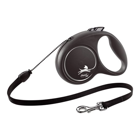 Laisse pour Chien Flexi BLACK DESIGN Argenté XS 23,99 €