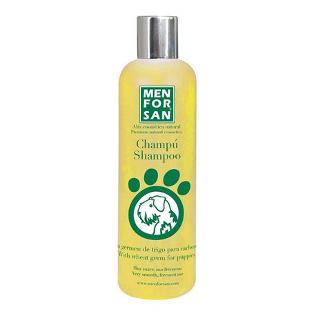 Shampoing pour animaux de compagnie Menforsan Chiots Germe de blé 300 ml 17,99 €
