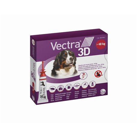 Pipette pour chien Ceva 3D XL 40 kg 3 Unités 48,99 €